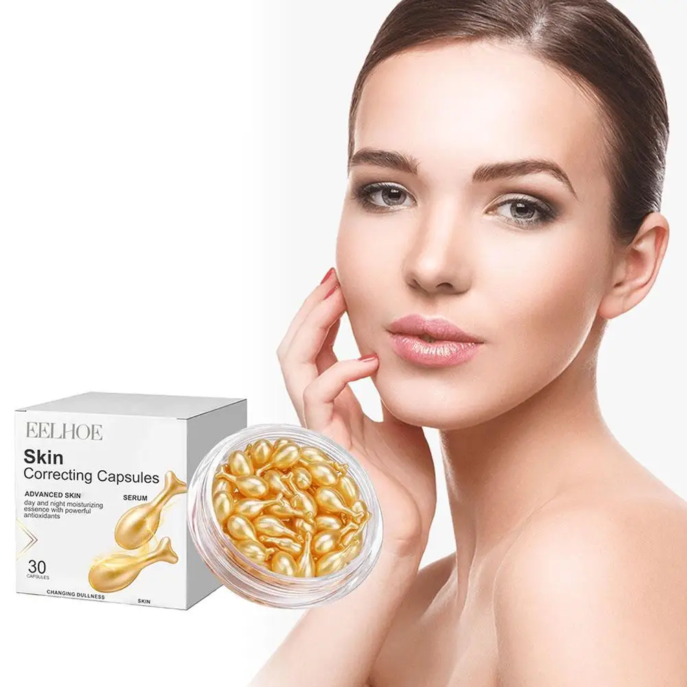 Collagen Face Care Capsules Serum Spot Acne Wrinkle Remover Firming Whitening Hyaluronic Acid Essence Skin Care Cosmetics