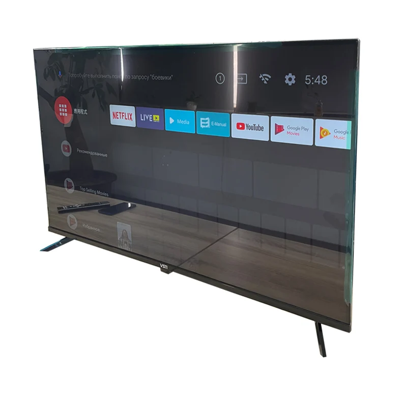 تلفزيون LED ذكي مقاس 43 بوصة مع أندرويد وواي فاي 4K Ultra HD مجموعة متنوعة من الأحجام بما في ذلك 32 43 50 65 75 بوصة للفندق