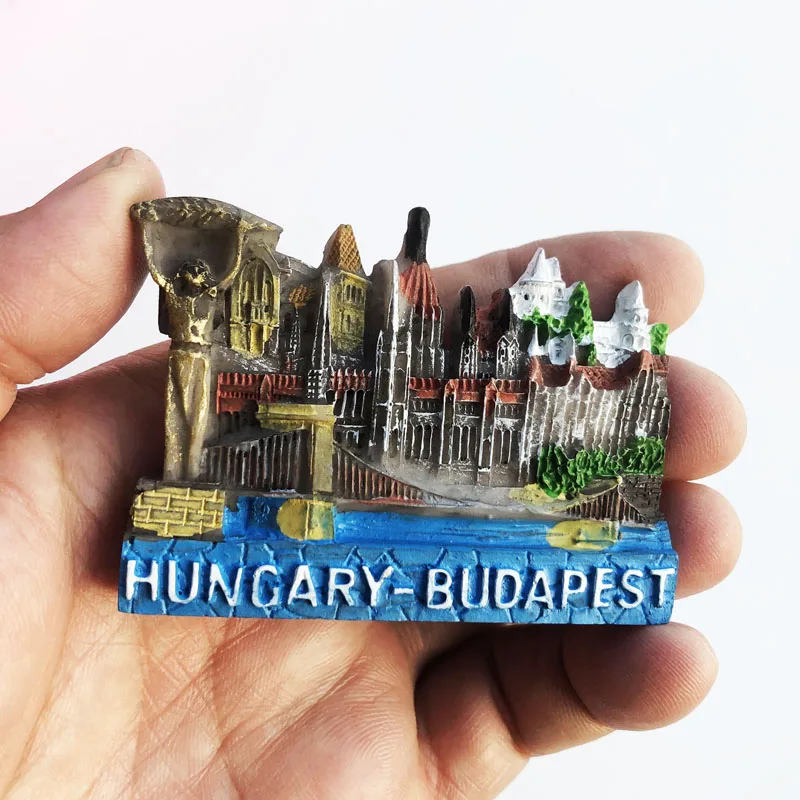 

Fridge Magnet Hungary Budapest Personalized Creative Crafts Cultural Landscape Decoration Message Stickers Tourism Souvenir