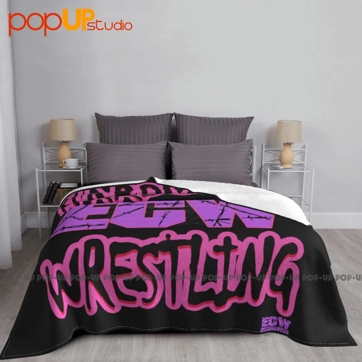 Ecw Hardcore Wrestling 90S P-281 Blanket High On Couch Comfortable Bedding Supply Camping Blanket