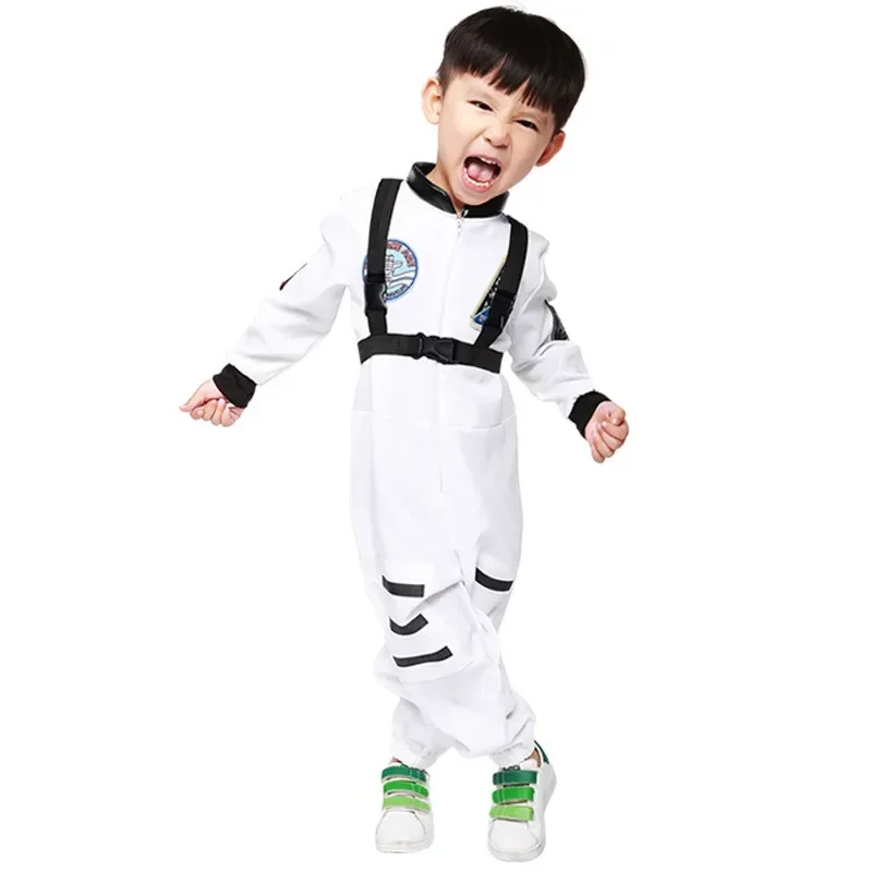 Costume da astronauta per ragazzo Halloween Purim Space Man Costume cosplay Tuta in maschera