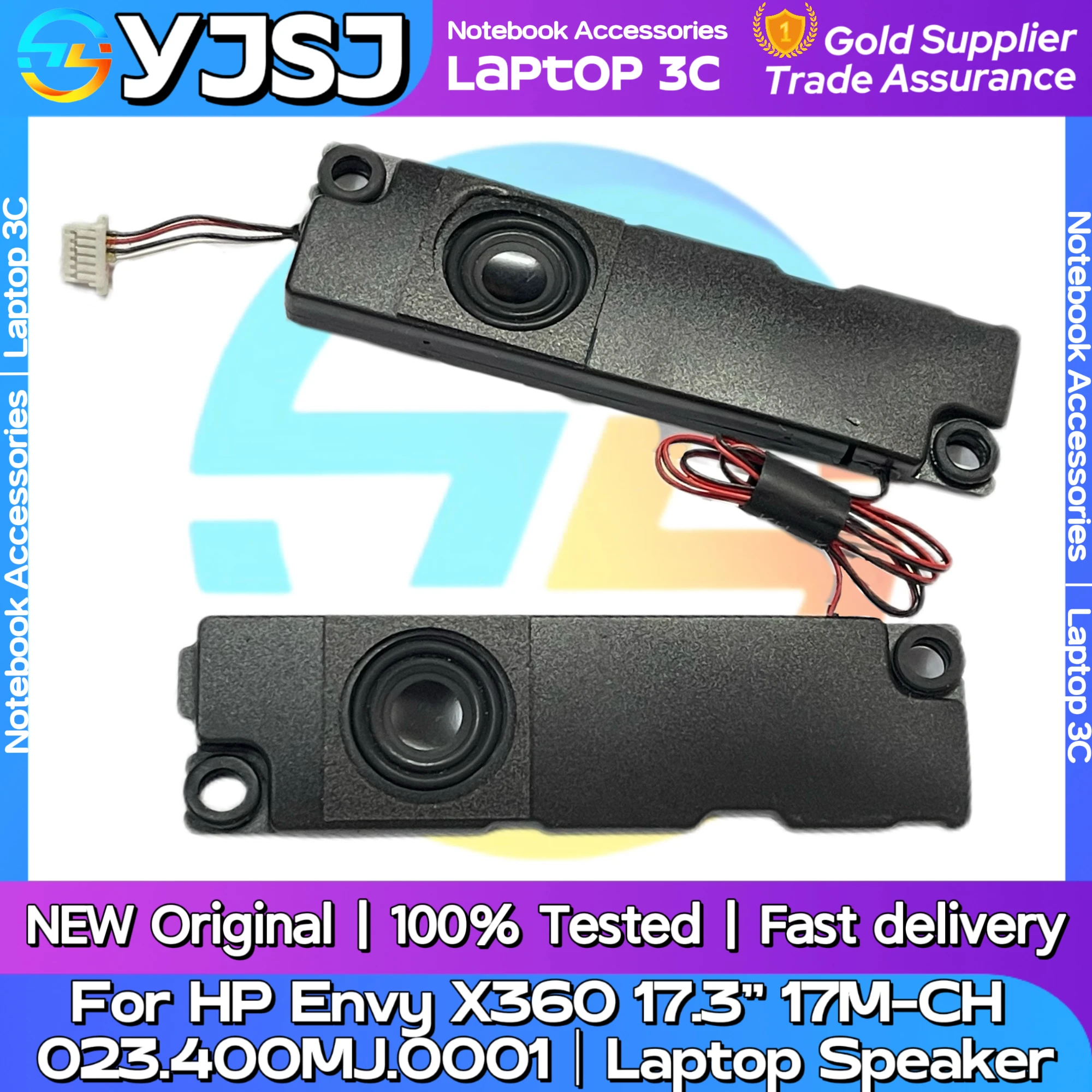 

New Original Laptop Notebook Audio Speaker For HP Envy X360 17M-CH built-in speaker horn audio 023.400MJ.0001