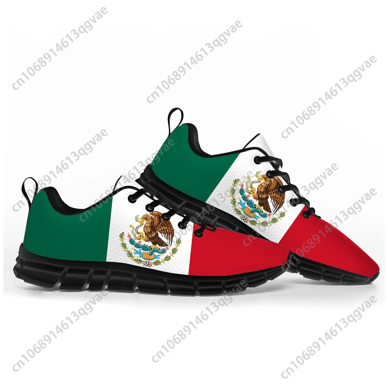 Mexican Flag Sports Shoes Mens Womens Teenager Kids Children Sneakers Mexico Casual Custom High Quality Couple Shoes