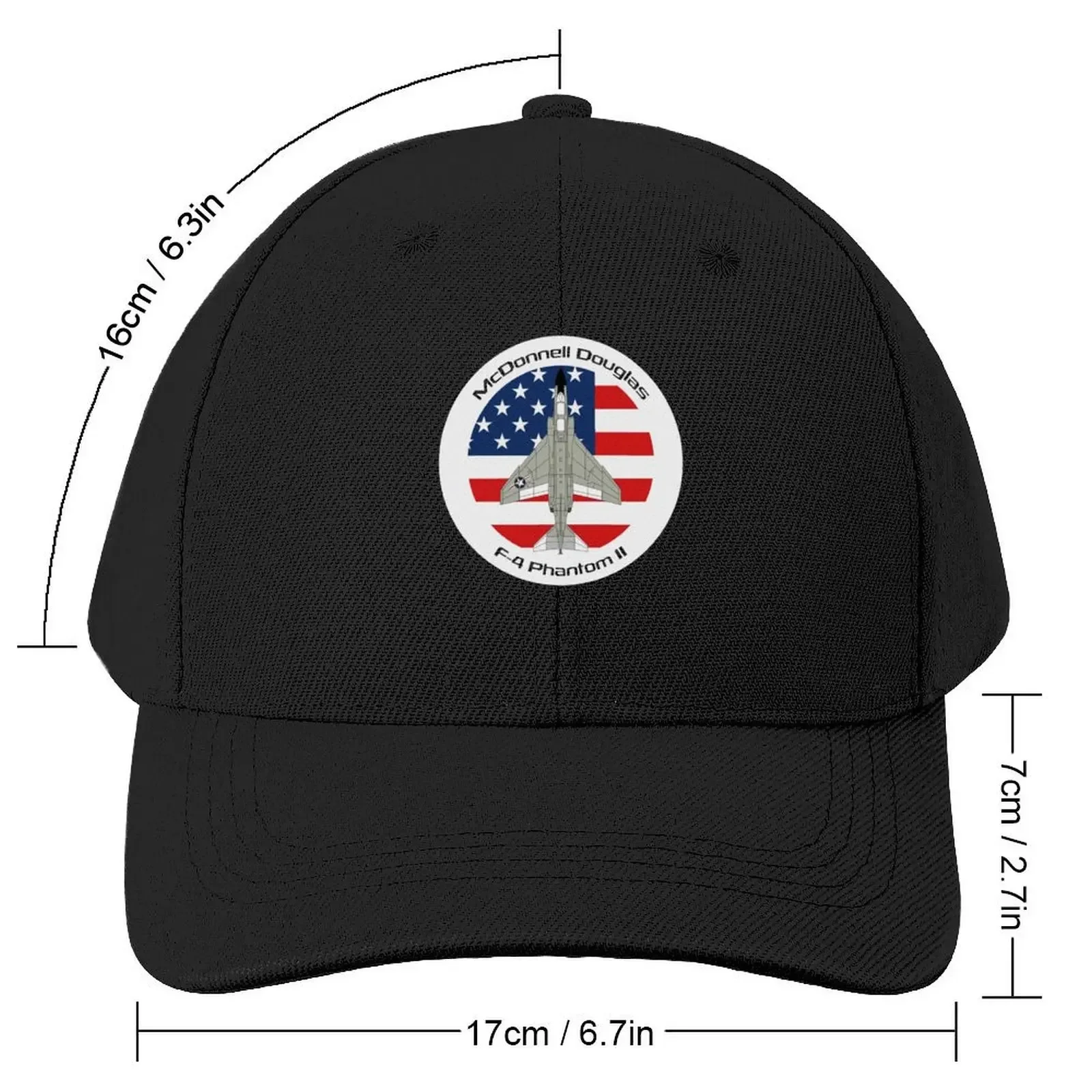 McDonnell Douglas F-4 Phantom II (USA) Baseball Cap Sunscreen Brand Man cap Snap Back Hat Golf Women Men's