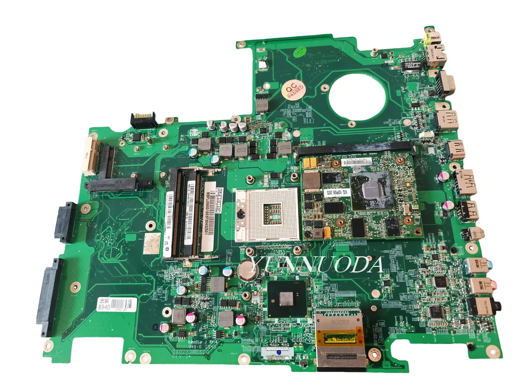 

DA0ZY9MB6D0 For Acer Aspire 8940 8940G laptop motherboard With Video Card MBPJJ06001 100% tested