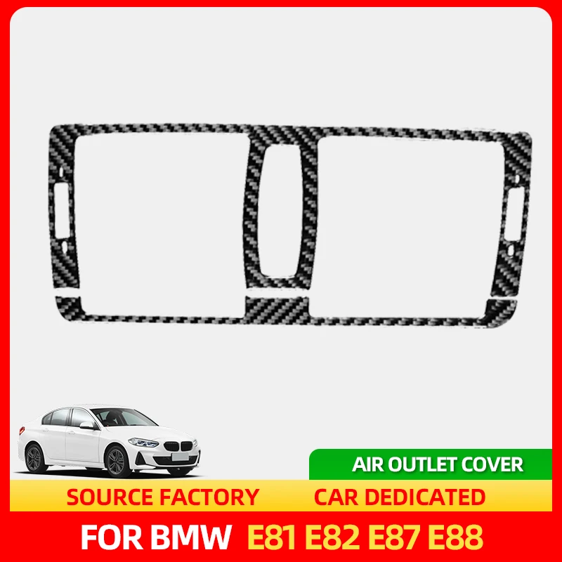 

Стайлинговые молдинги, наклейки из горячего углеродного волокна, центральная отделка воздуховыпускного отверстия автомобиля, украшение для стайлинга автомобиля для BMW 1 серии E81 E82 E87 E88