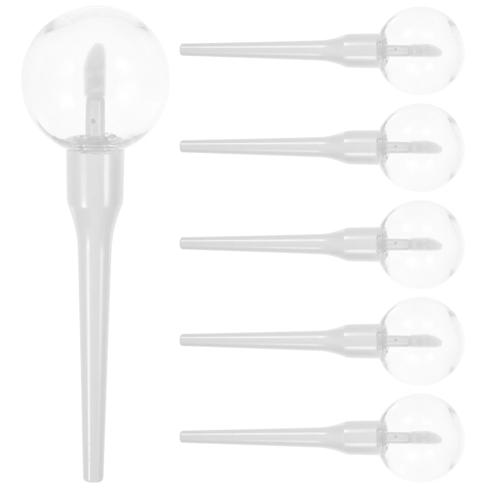 6 Pcs 모양의 립글로스 튜브 빈 리필 가능 41 흰색 10ml 투명 립밤 병 플라스틱 대량 용기