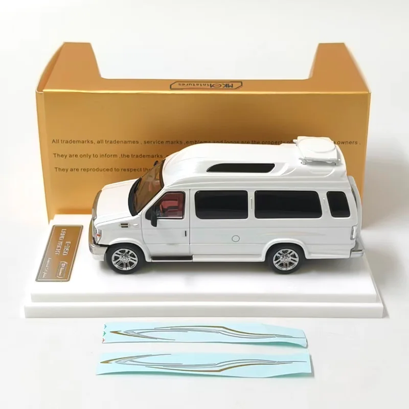 

MK Miniatures 1:64 Scale E350 RV Car Alloy Simulation Car Model Adult Collection Souvenir Boy Gift Toys Static Display