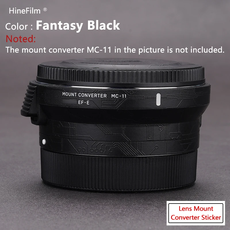 Hinefilm Skin для адаптера sigma mc 11, наклейка на объектив, защитная пленка Sigma MC-11, обертка для объектива, кожа адаптера mc11