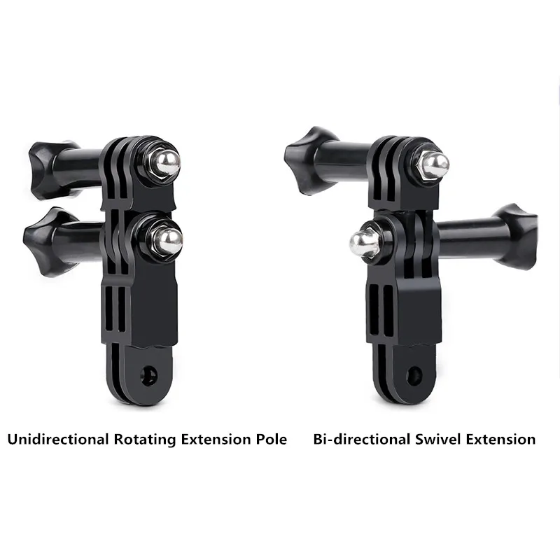 Adjust Arm Straight Joints Mount Direction Straight Joints Mount For GoPro 13 12 11 10 9 Insta360 X4 AKASO DJI Action 4 Cameras