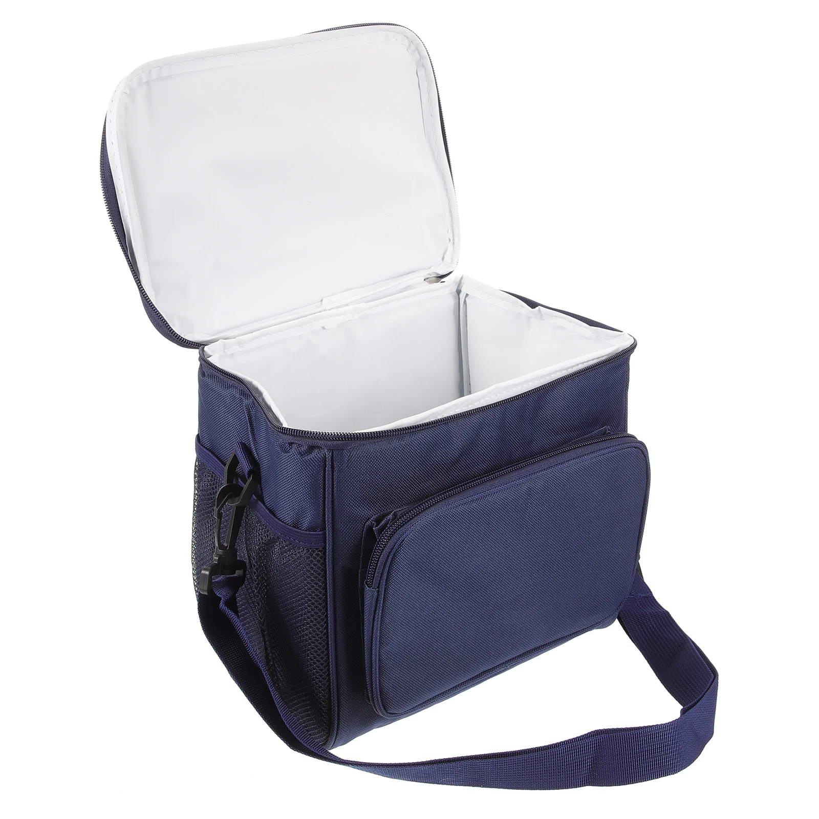 

2Pcs Insulated Lunch Bag High Quality Oxford Cloth Large Capacity Office School Portable Outdoor Tote Thermal PE Cotton Easy