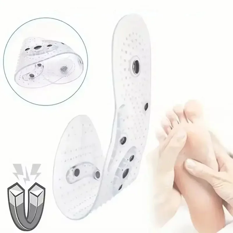 Foot Acupressure Enhanced Massage Insoles Long Lasting Breathable Insoles for Men And Women Massage Transparent Insole image 6