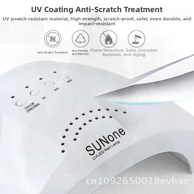 

Sunone Sunshine 1 UV Nail Lamp 48W Induction Phototherapy Baking Lamp for Nail Art with Nail Polish Glue And Accessories