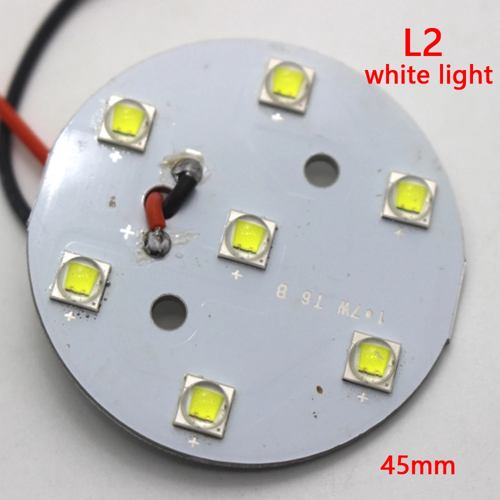 Linterna de buceo DX7L2, PLACA DE Control DE 3 modos, luz blanca/amarilla, L2 T6