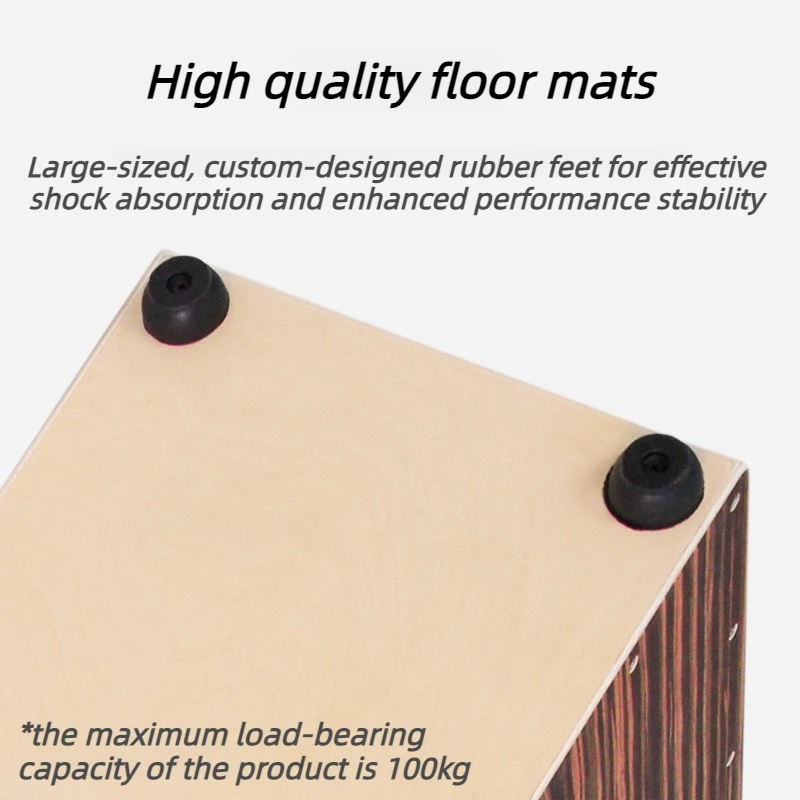 Professional Cajon Box Drum Wooden Travel Both Hands Snare Drum String Sitting Drums for Beginners Party Percussion Instruments view 5