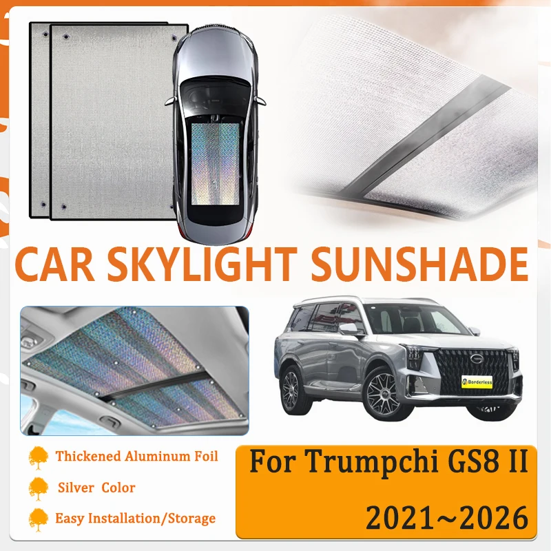 

Car Window Sunshades For Trumpchi GS8 II ES9 2021 2022 2023 2024 2025 2026 Anti-UV Pads Skylight Cover Sun Visor Car Accessories