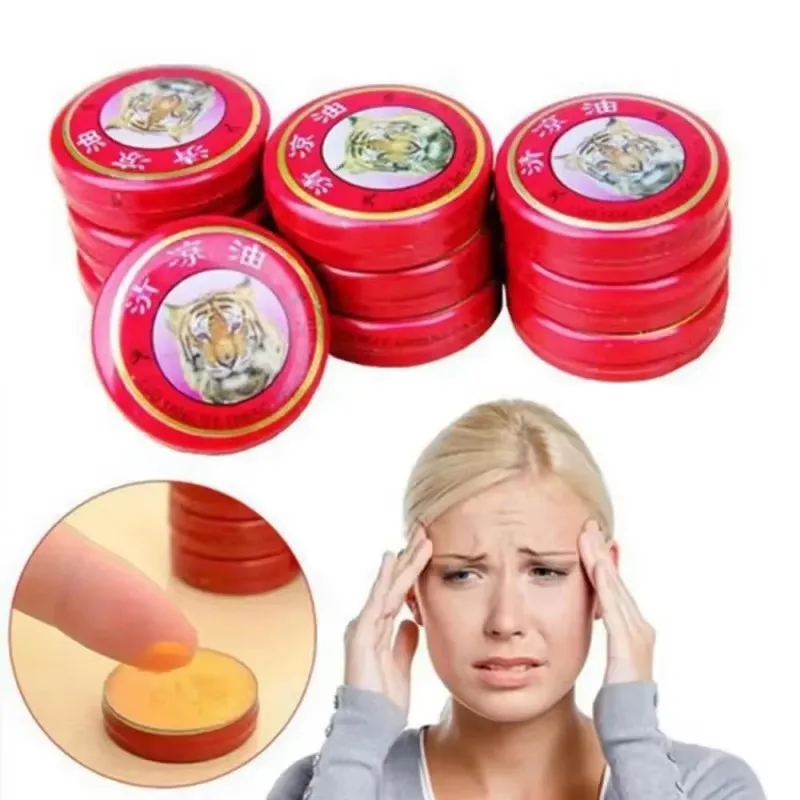 1/2/3/5pcs Cooling Oil Tiger Essential Tigre Balm Mosquito Elimination Headache Dizziness Tiger Solid Balm Plaster