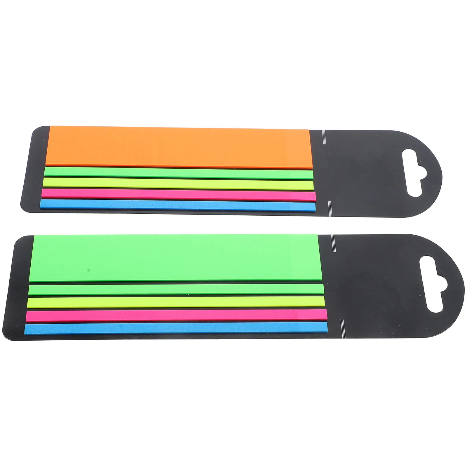 2 Boxes Colored Self-Adhesive Reading Strips for Teachers Reading Difficulties Fluorescent Page Markers Sticky Index Tabs