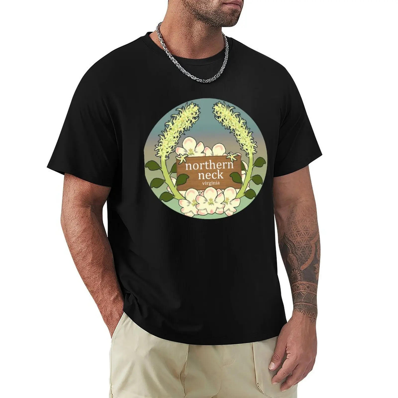 Northern Neck, Virginia T-Shirt Work Outdoor Short Sleeve Tee