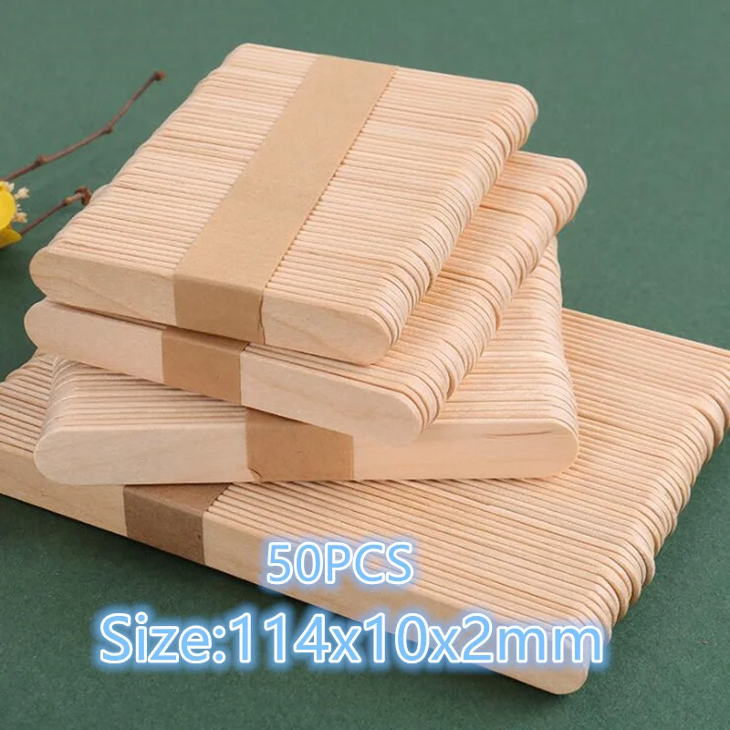 50/100/150 stuks 11,4 cm houten verfmengstokken voor het bouwen, mengen, ambachten, airbrush en het maken van ambachtelijke projecten