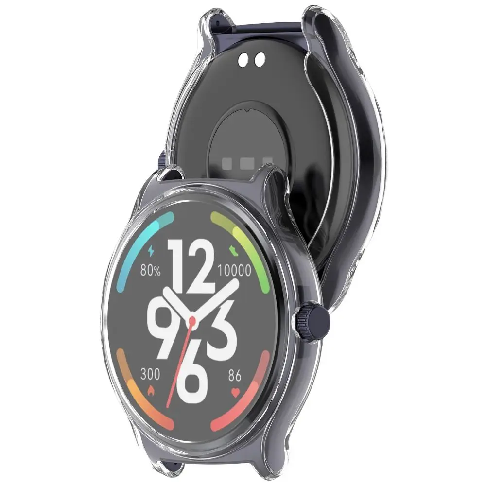 Soft TPU capa protetora Shell, Full Screen Protector, Smart Watch Case, Acessórios para HayLou Solar Lite