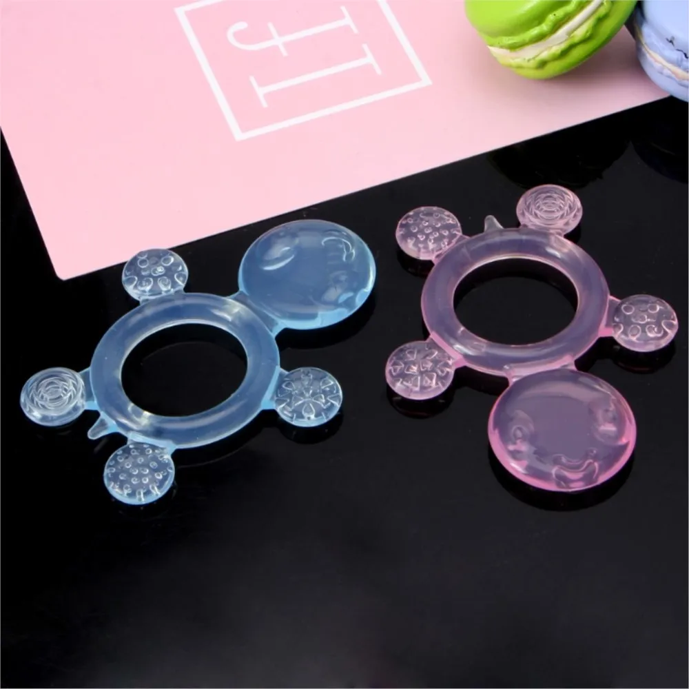 

Baby Soothing Teether BPA Free Silicone Chew Charms Baby Teething Toys toddler boy girl tooth bit teethers