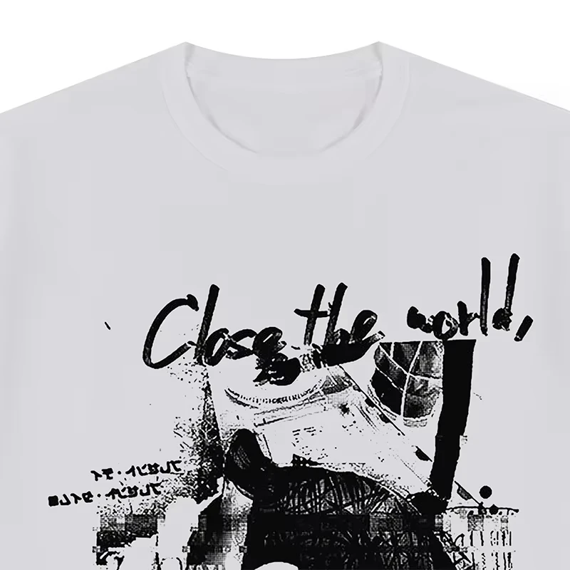 التجارب التسلسلية Lain إغلاق العالم الجمالية مانغا أنيمي Iwakura تي شيرت القطن الرجال تي شيرت جديد تي شيرت المرأة بلايز تيز