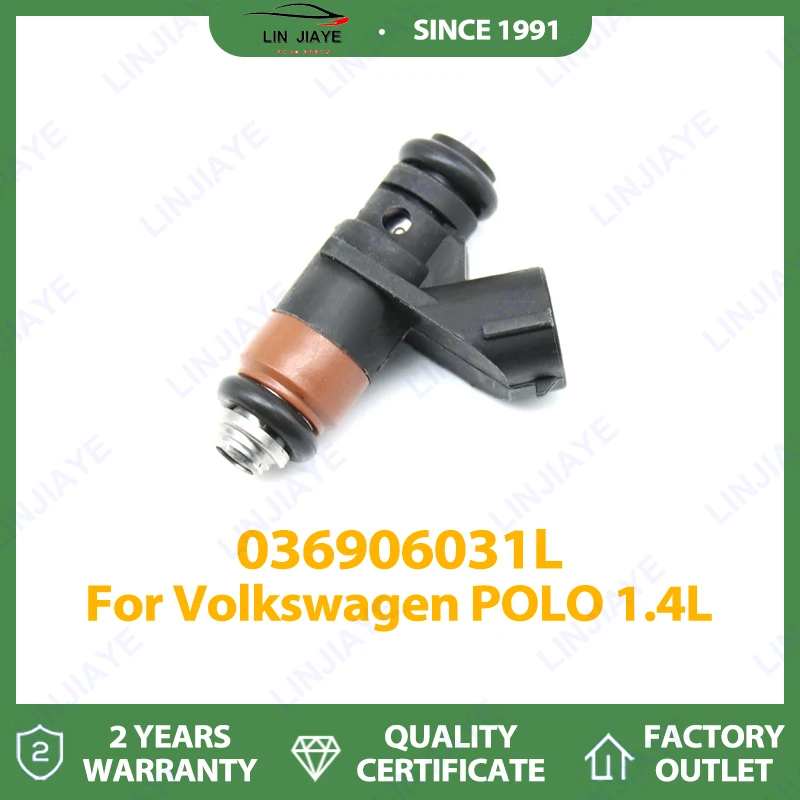 

1/4pcs 036906031L Fuel Injector Nozzle for SKODA FABIA II Seat Ibiza Cordoba VW Bora Golf Polo 1.4 1.6 1999-2009