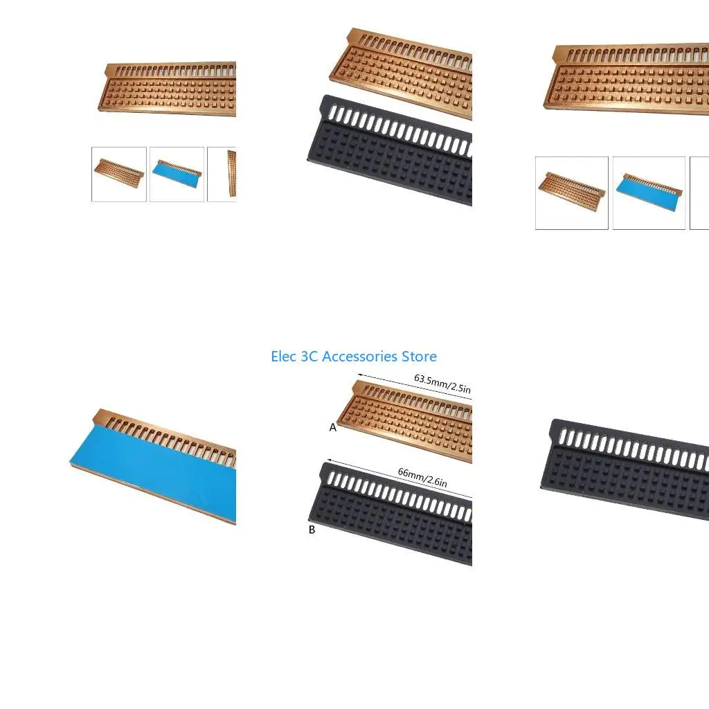 Y51A Notebook Cooling Vest Laptop Memory Heat Sink Radiator for DIY Game DDR1234