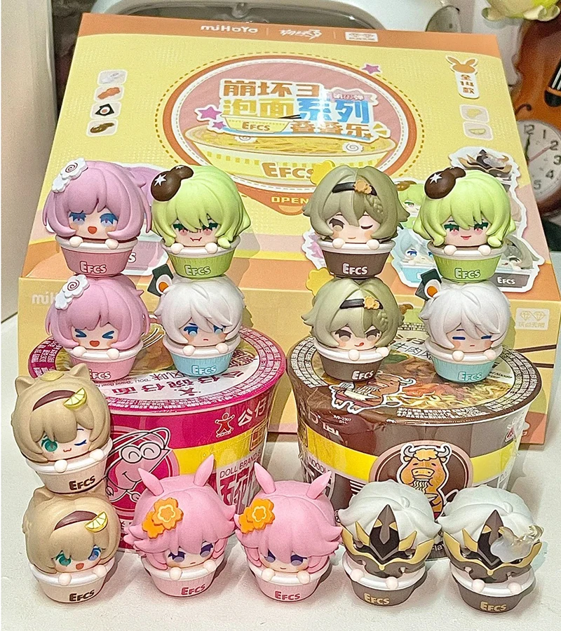 Honkai Impact 3 미니 블라인드 박스, Elysia Mobius Pardofelis Kevin Kaslana Kalpas Yae 사쿠라 Villv 애니메이션 피규어 모델 장식 장난감