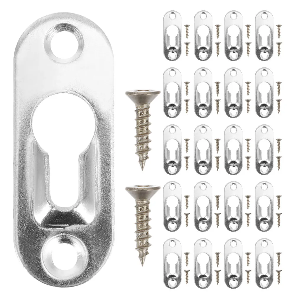 1Set Sturdy Picture Frame Backing Clips Universal Metal Hanging Hardware Invisible Design for Photo Frames Cross Stitch Art Wall
