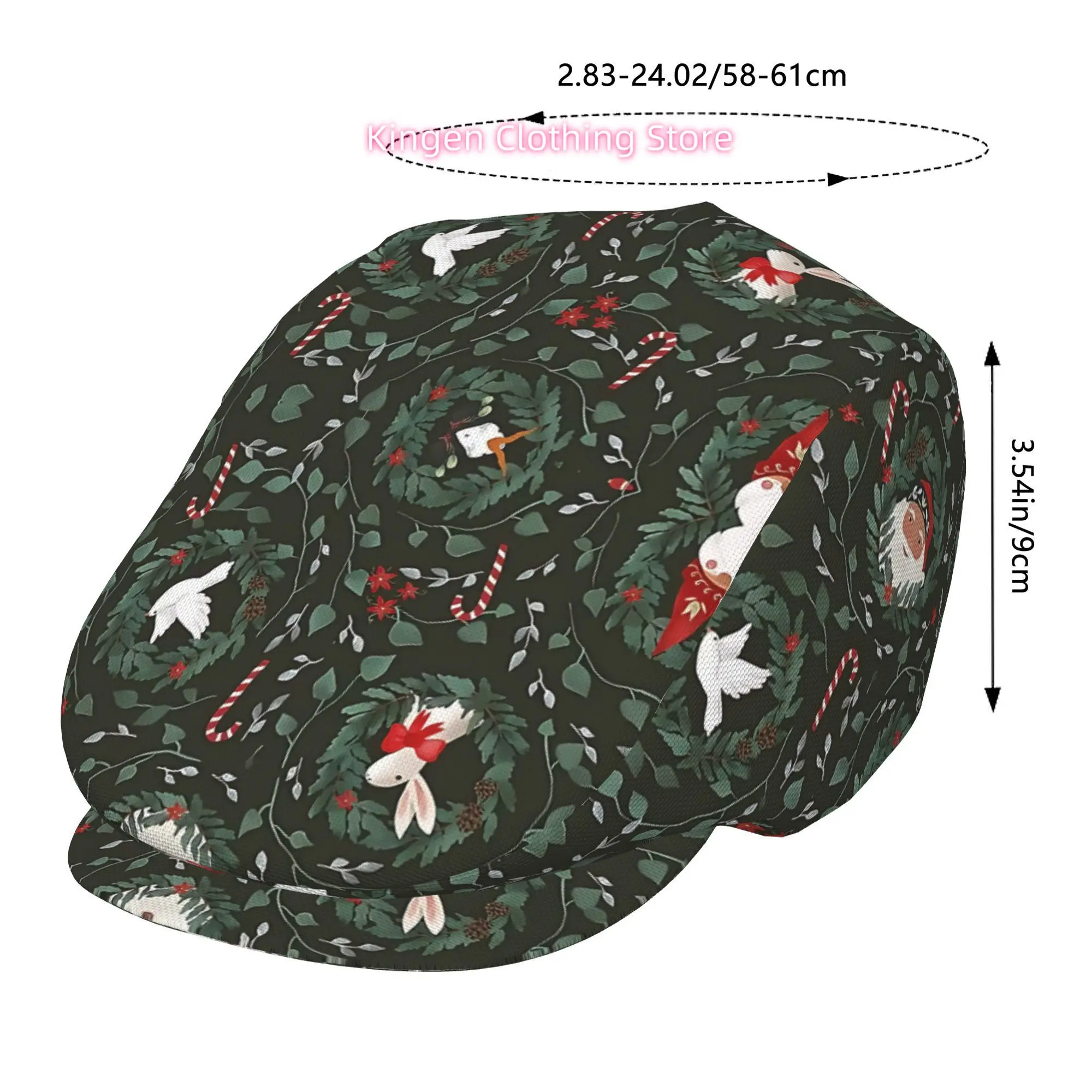 Winter Garland Anthem Men and Women Adjustable Flat Cap Newsboy Beret Ivy Cap Irish Cabbie Fishing Hats Forward Caps Gatsby Caps