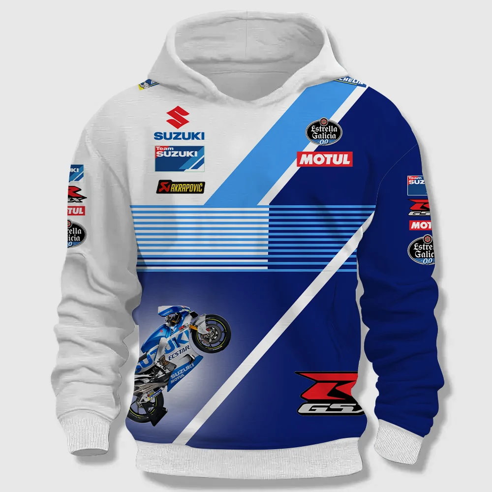 MOTO GP Moto all\'aperto Sport estremi Asciugatura rapida Abbigliamento da ciclismo Pullover da uomo di vendita caldo con cappuccio 2024 Nuovi top