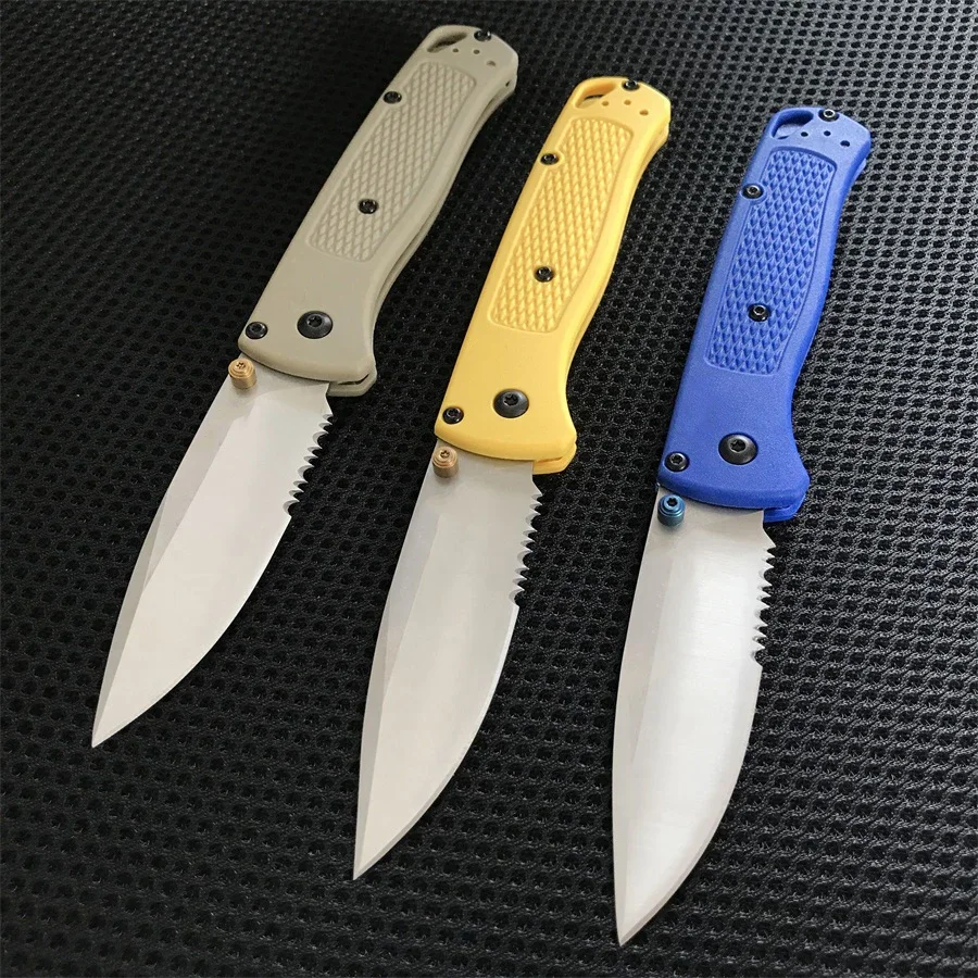 

Outdoor BM 535 Bugout Folding Knife Multifunctional Camping Hunting Safety Defense Pocket Knives EDC Tool