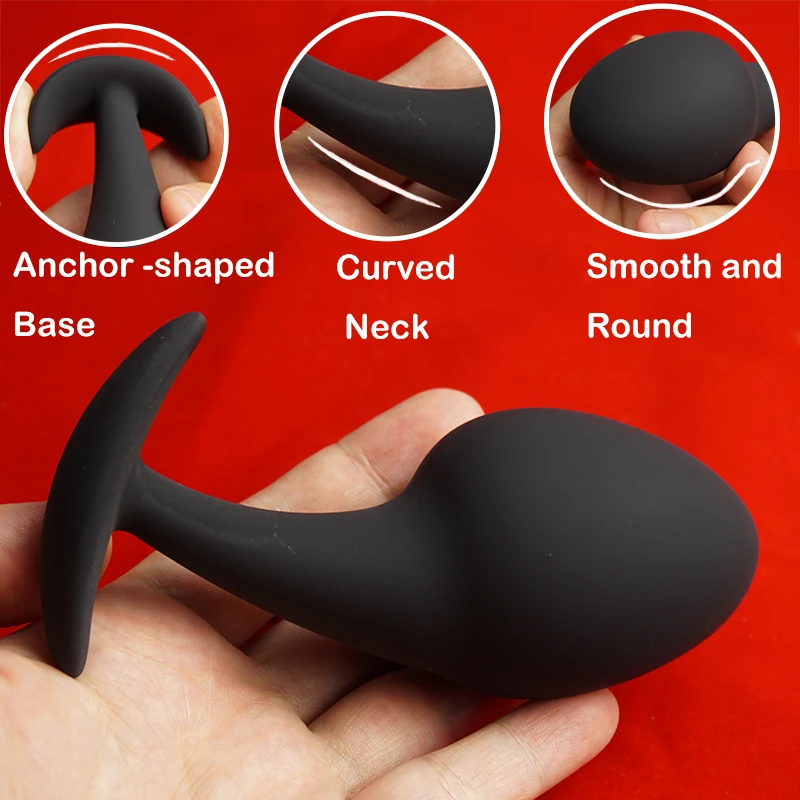 Silicone Anal Dilator But Butt Plug,Tadpole Shaped Buttplug Butplug Analplug,Anus Ass Beads Anchor Sex Toys,Prostate Massage