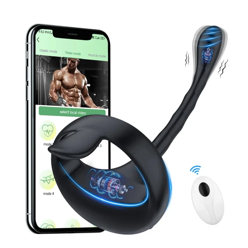 マッサージャー-masturbato-ペニスバイブレーター-bluetooth-アプリリモートアナル大人のおもちゃ男性カップルコックリング前立腺