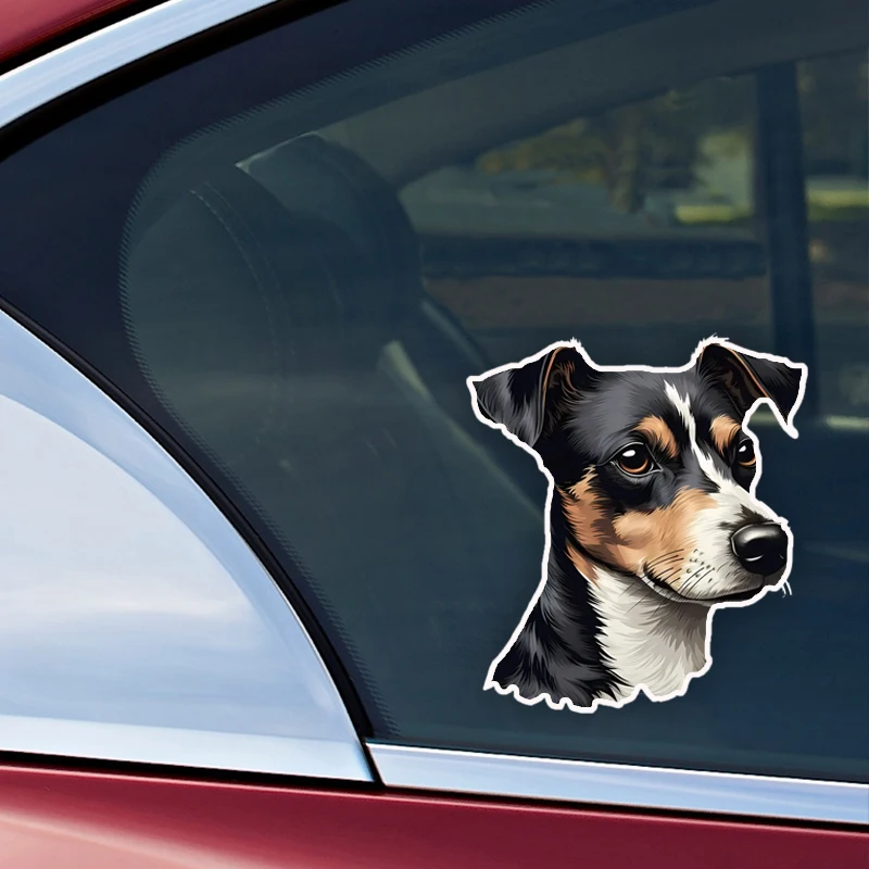 Car Sticker Decal Cute Jack Russell Terrier Sticker - Creative Niche Vinyl Car Stickers Waterproof Motorcycle Stickers