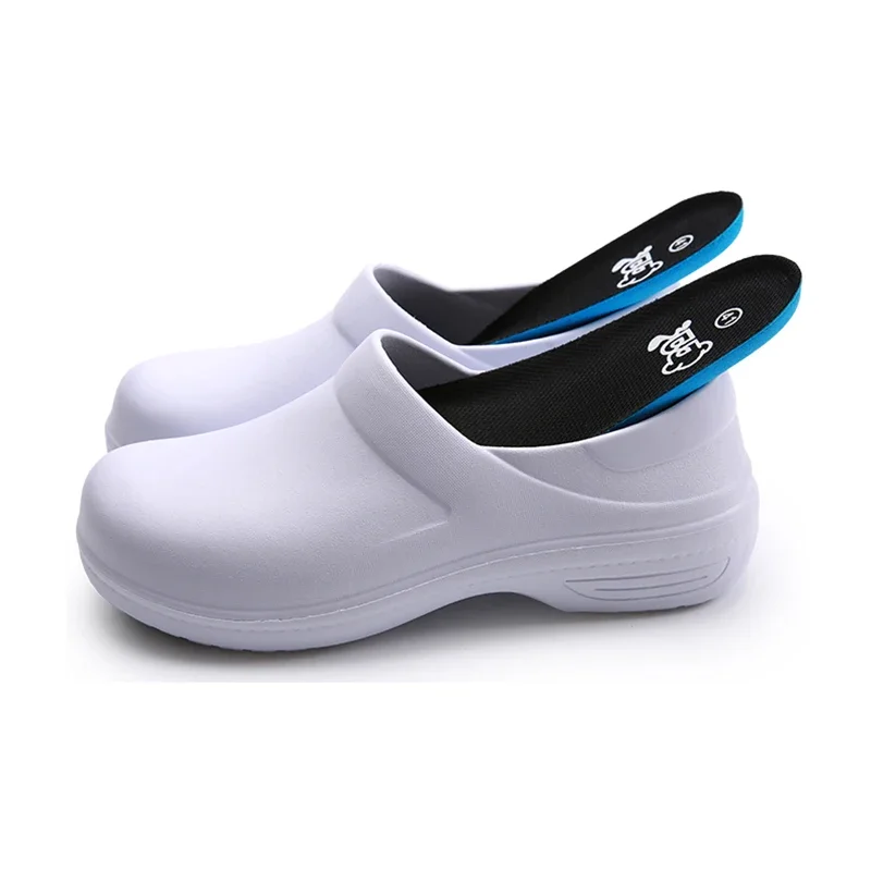 

Unisex Slippers Non-slip Water-proof Oil-proof Kitchen Work Chef Shoes Master Hotel Restaurant Slip-on Casual Shoes Zapatillas