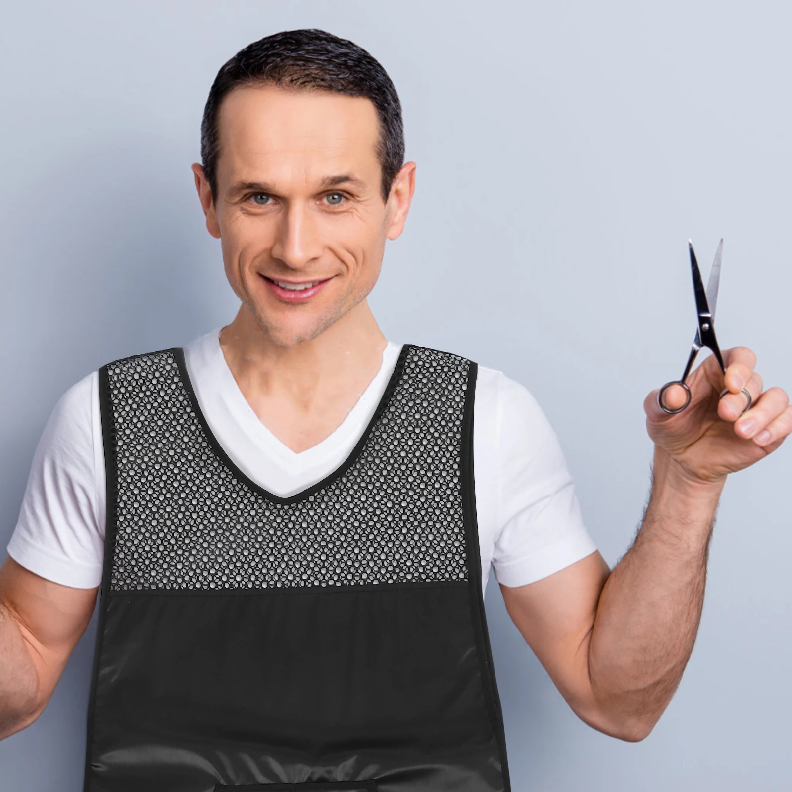 

Barber Apron Hairdresser Cutting Stylist Men Women Salon Accessories Hair Coloring Cloth Material Comfortable Washable Reusable