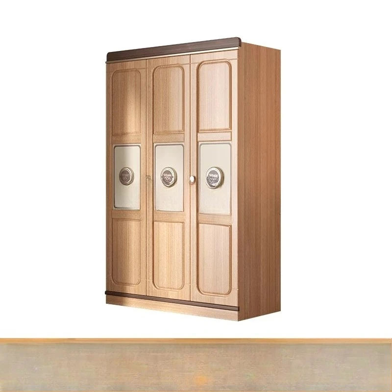 

Детский гардероб, спальня из цельного дерева, большой шкаф, современное простое место для хранения вещей.