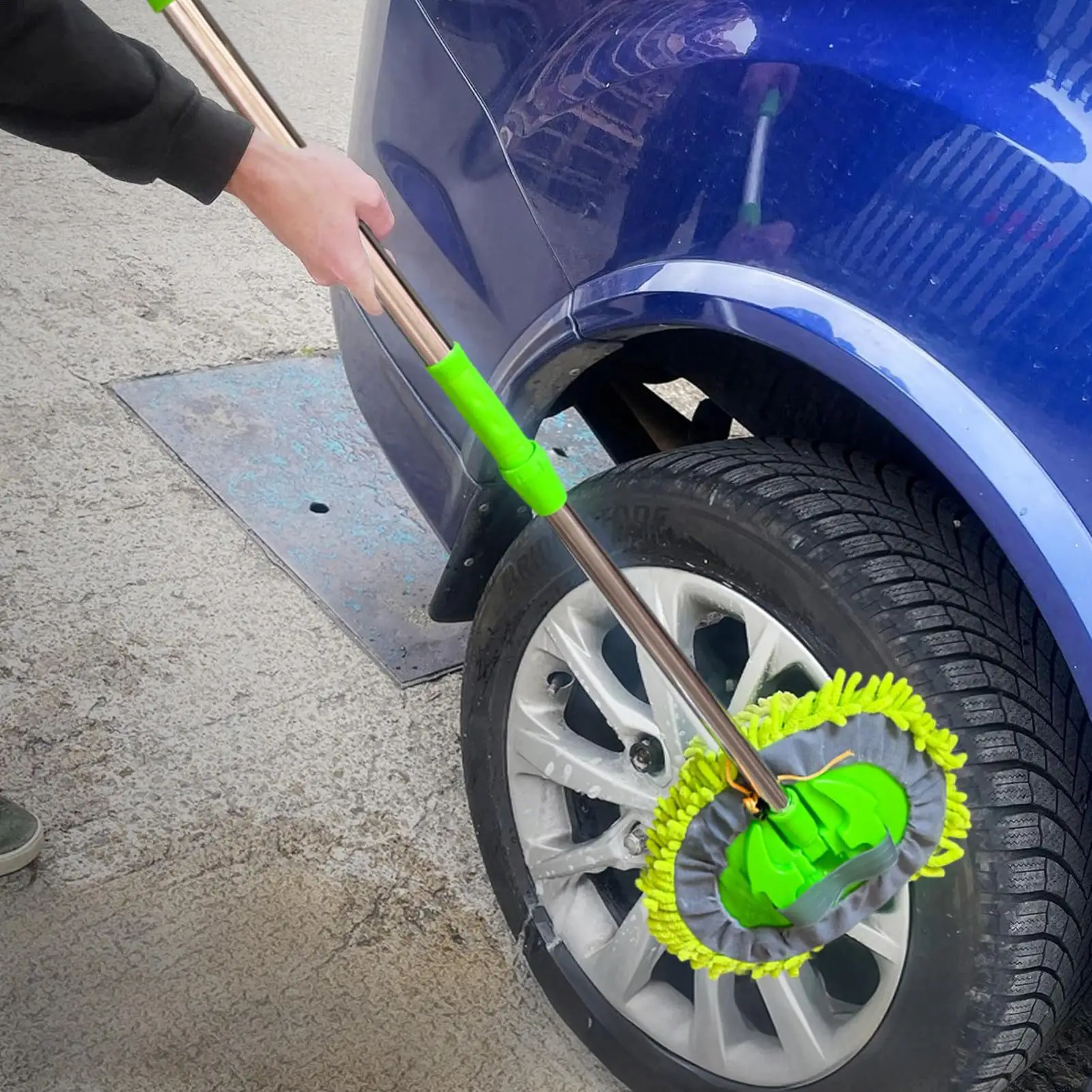 

Щетка для мойки автомобиля, телескопическая щетка для детализации автомобиля для окон, эргономичная ручка, скруббер для удаления пыли для автомобильного мотоцикла, седана