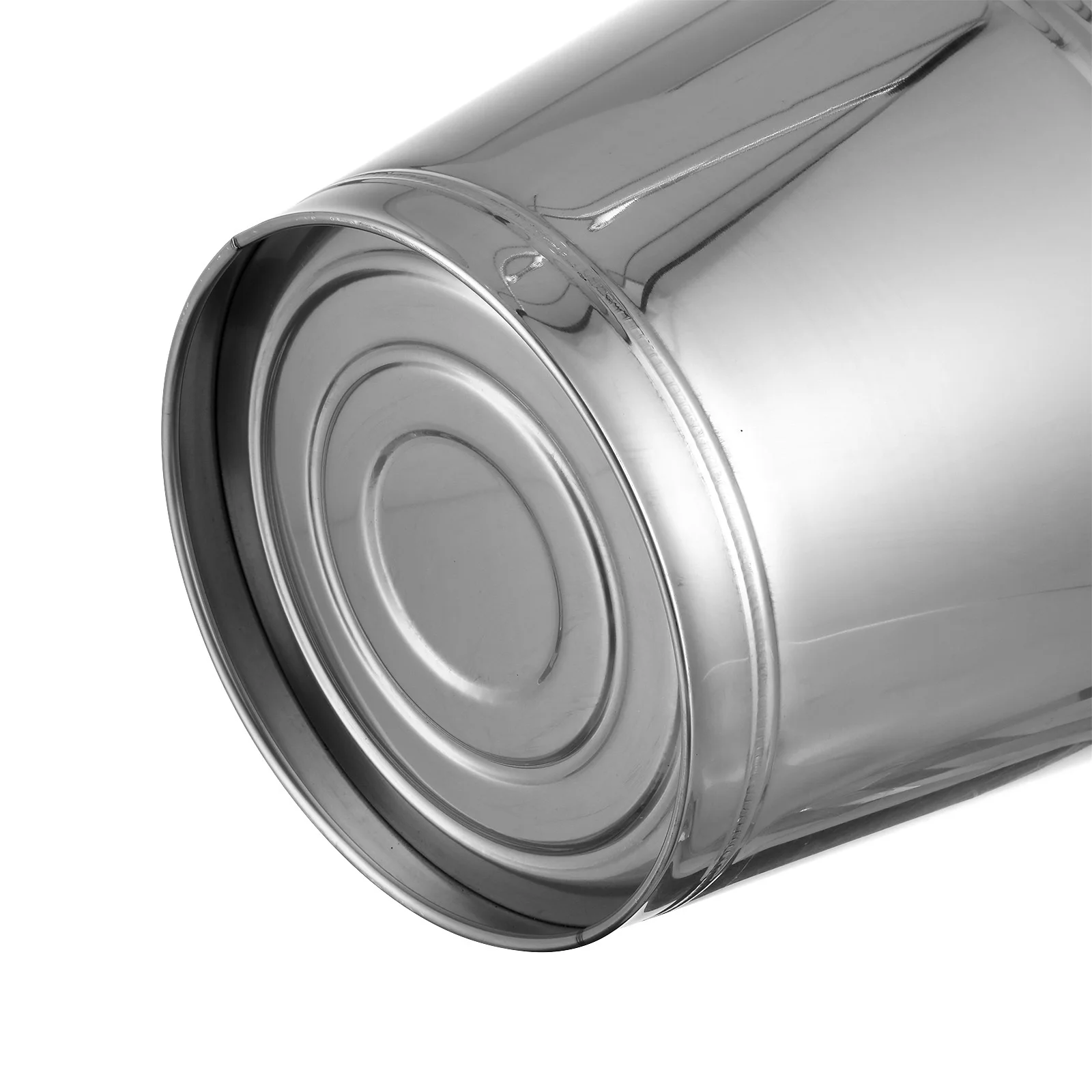 

1pc Stainless Steel Water Bucket Thickened Round Pail For Home Hotel Pasture Milk Storage Multi-Functional Durable Container