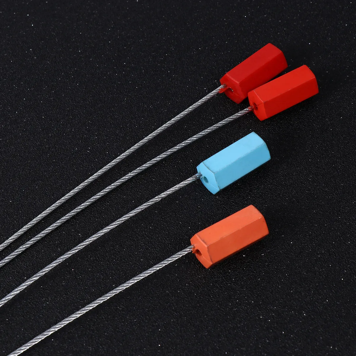 

50Pcs Steel Wire Seals Tightening Anti-Counterfeit High Safety Utility Seal for Logistics Express