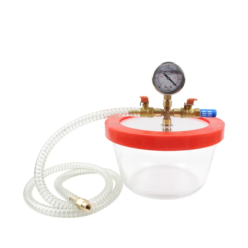 

0.8 Gallon Pyrex Glass Vacuum Degassing Chamber 200MM*110MM for Resin Silicones Epoxies Essential Oils