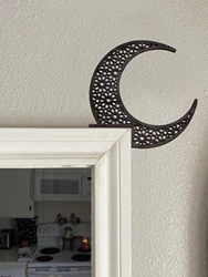 1PC Ramadan Moon Decorations, Door Lintel Letters And Signs, Happy Ramadan, Eid Mubarak Hanging Ornaments Home Decoration Gift