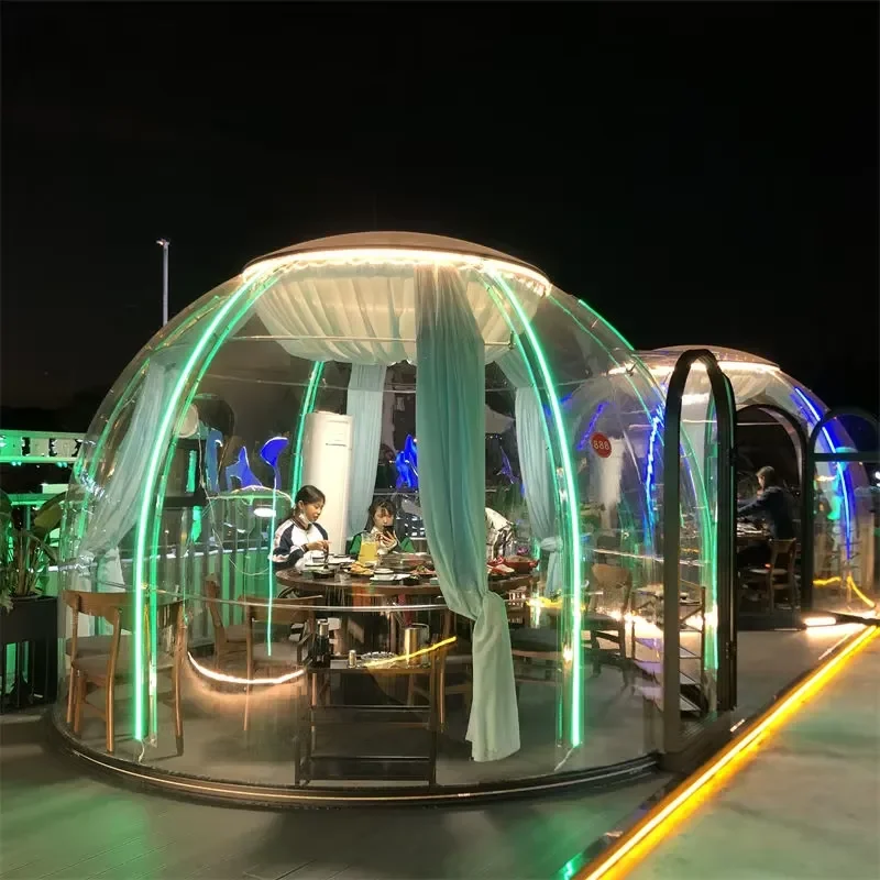 CE Certification Glamping Dome Hotel Transparent Bubble Tent for Eco Resort