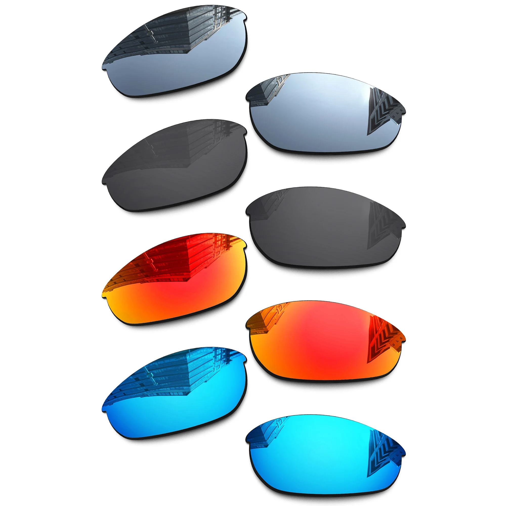 Nexpolarised Polarized Replacement Lenses for Oakley Half Jacket 2.0 OO9144 - 62mm Sunglasses - Multiple Color