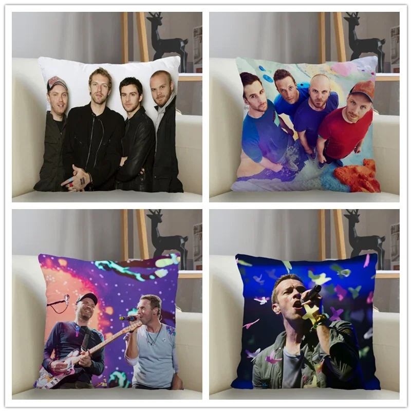 Musife Coldplay Pillowcase Custom Square Pillow Cover Case Zipper Pillowcase 35X35,40x40,45x45cm Drop Shipping