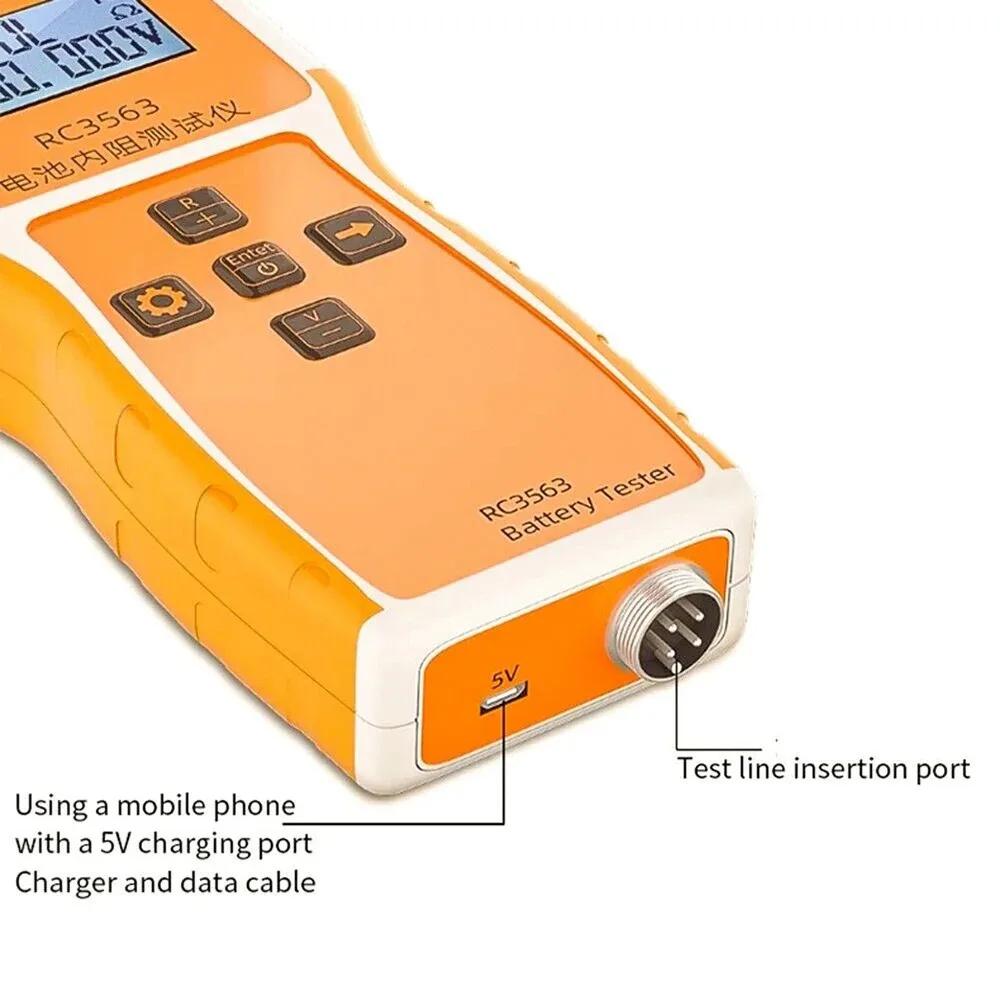 RC3563 18650 Battery Voltage Internal Resistance Tester LCD Screen High-precision Trithium Lithium Iron Phosphate Battery Tester