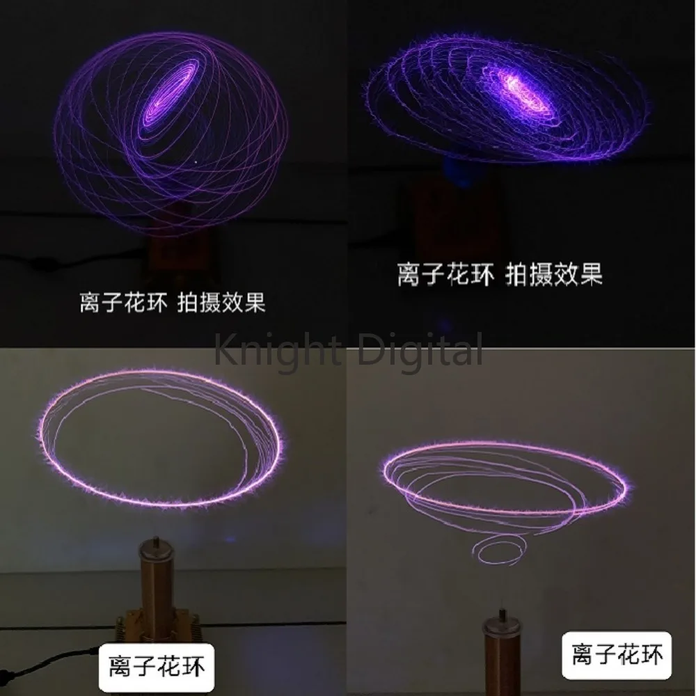 Tesla Spule Tesla Coil Plays Music  Plasma Speaker Lights Up In Space  Ion Windmill Wreath Coil Mesh Diy Electronic Kit